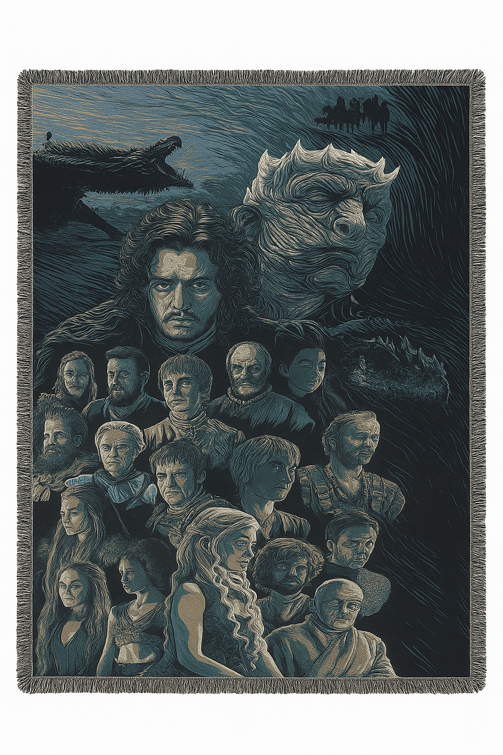 GoT Characters Throw Tapestry